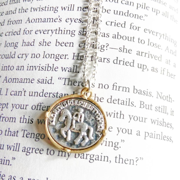 Alquimia Jewelry - BOHO ROMAN  STYLE COIN PENDANT NECKLACE